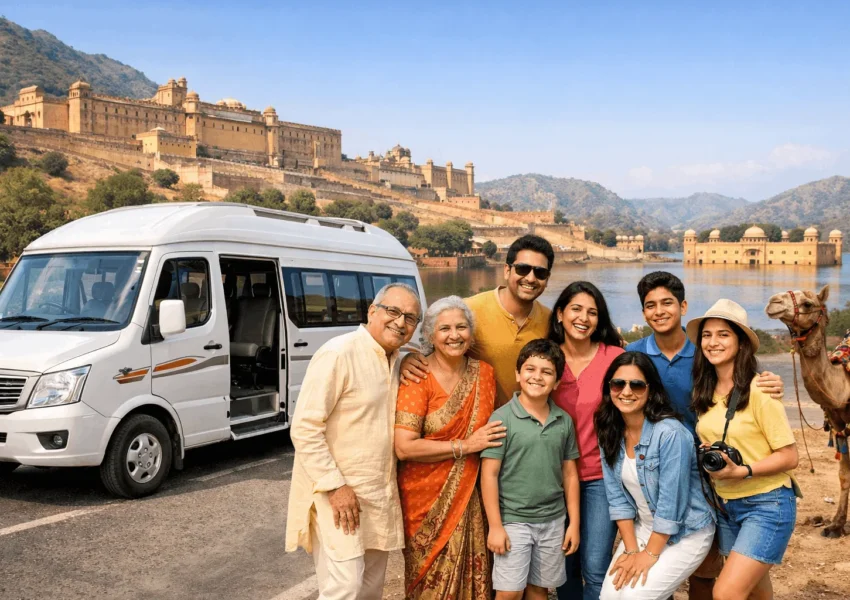12 Seater Tempo Traveller in Jaipur