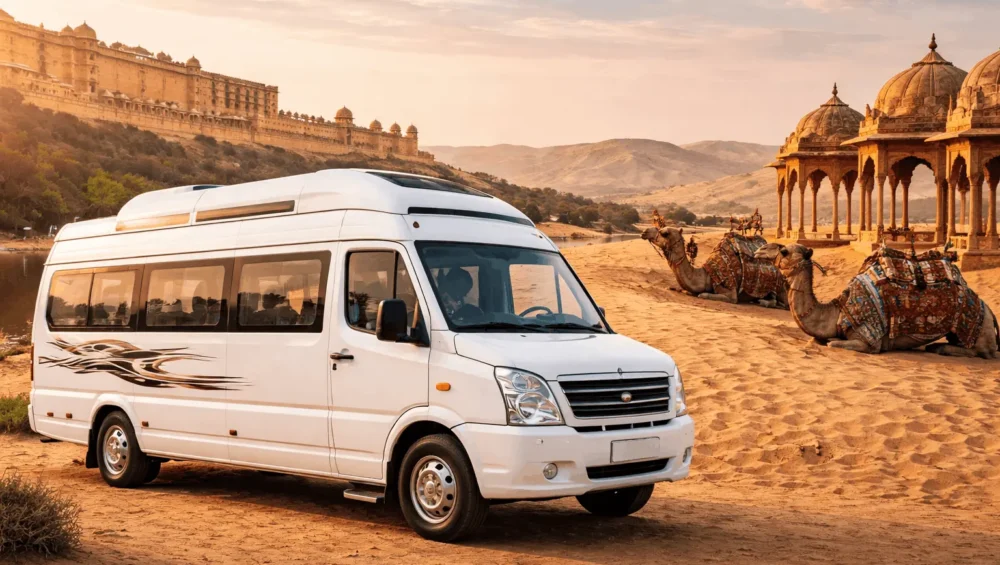 Tempo Traveller in Rajasthan